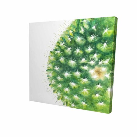 BEGIN HOME DECOR 32 x 32 in. Watercolor Mini Cactus-Print on Canvas 2080-3232-FL138